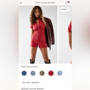 Free People CRVY Lennox Jumpsuit